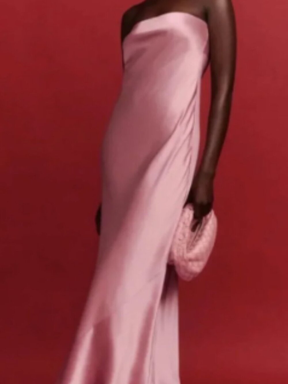 Reformation Joana Silk Dress - Rose Petal